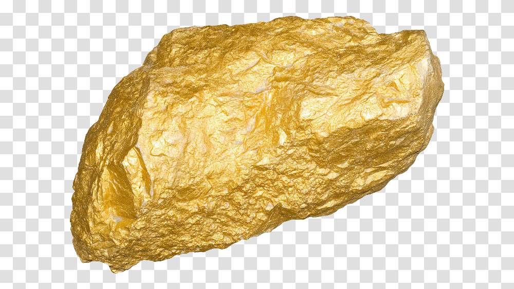Gold Rock Psd Official Psds Gold Nugget White Background, Bread, Food, Accessories, Accessory Transparent Png