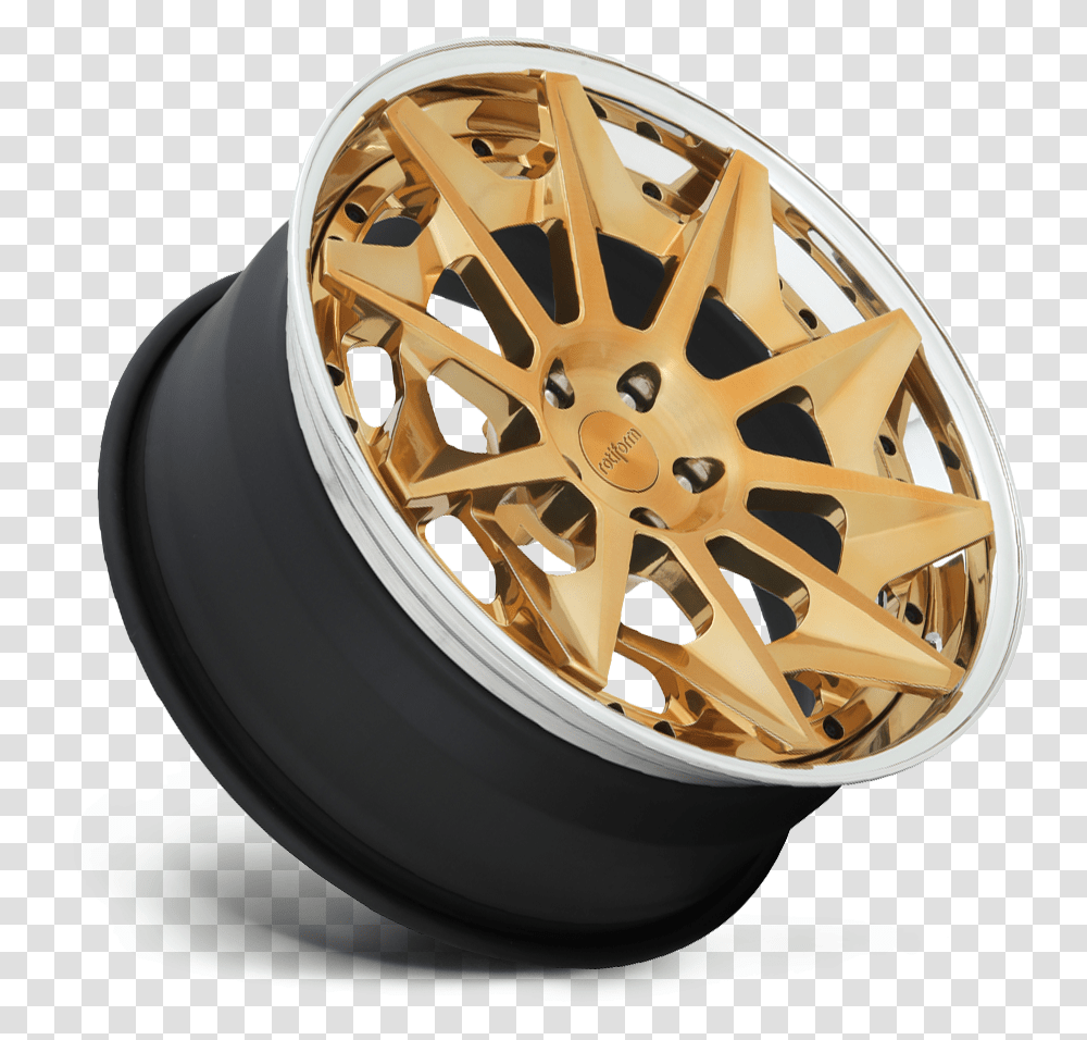 Gold Rotiform Cvt, Wheel, Machine, Tire, Car Wheel Transparent Png