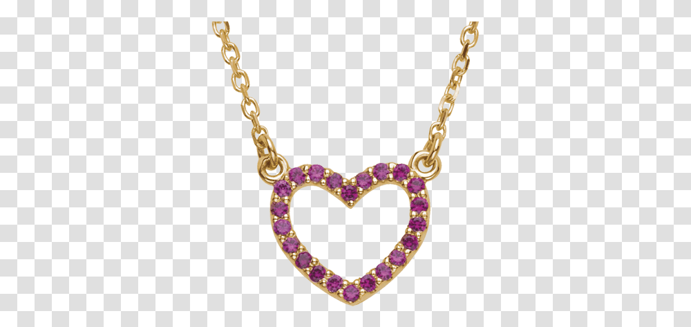 Gold Ruby Heart Necklace Necklace, Jewelry, Accessories, Accessory, Pendant Transparent Png