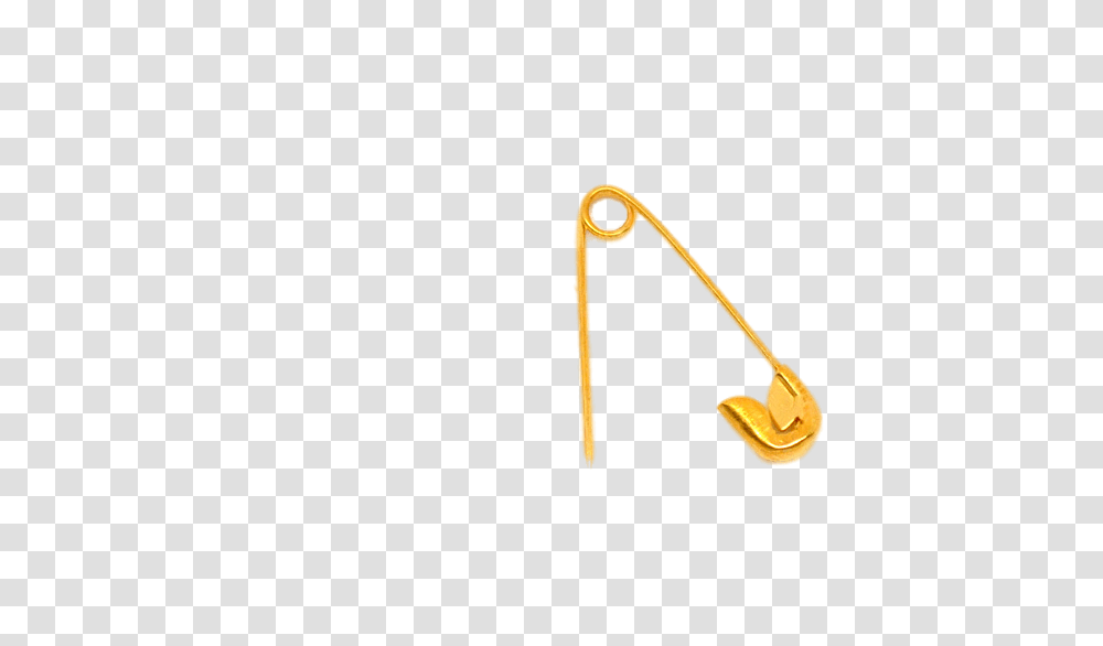 Gold Safety Pin, Hook Transparent Png