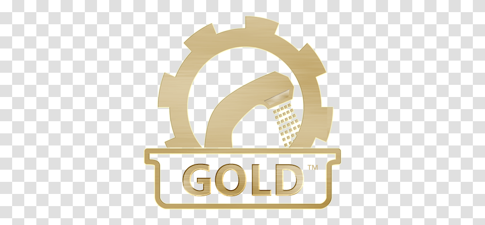 Gold Salah - Emblem, Machine, Spoke, Gear, Logo Transparent Png