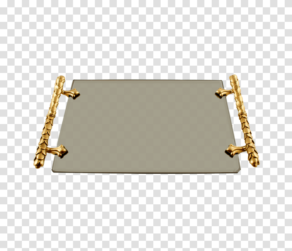 Gold Scallop Handled Tray, Bow, Scroll Transparent Png