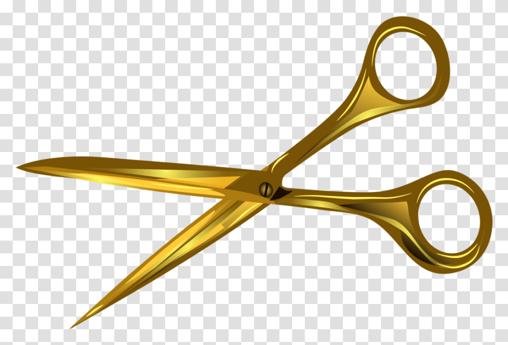 Gold Scissors Background, Blade, Weapon, Weaponry, Shears Transparent Png