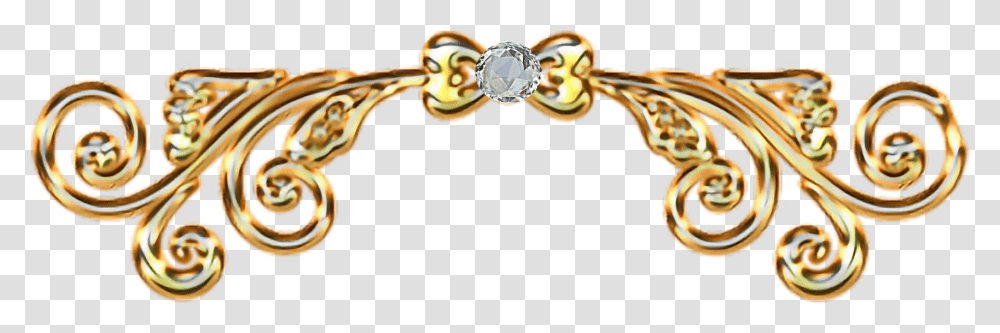 Gold Scroll Baret Embellishment Royal Gold Royal Scrolls, Hair Slide, Bracelet, Jewelry, Accessories Transparent Png