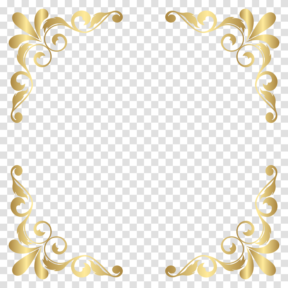 Gold Scroll Clipart, Floral Design, Pattern, Oval Transparent Png