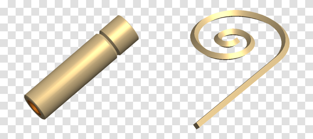 Gold Scroll Spiral, Bullet, Ammunition, Weapon, Weaponry Transparent Png