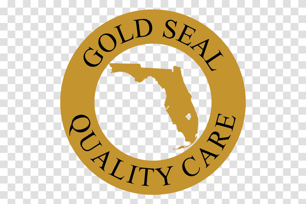 Gold Seal Quality Care Program Florida Gold Seal, Label, Text, Logo, Symbol Transparent Png