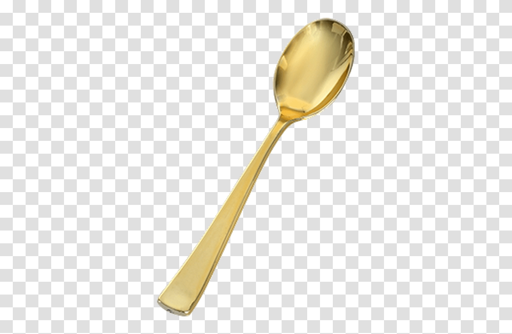 Gold Secrets Polished Plastic Dessert Spoons Pkg Of 25 Ml Lip Filler On Spoon, Cutlery Transparent Png