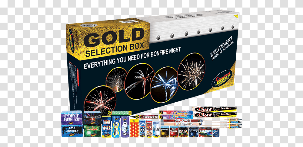 Gold Selection Box Fireworks, Game, Slot, Gambling, Scoreboard Transparent Png