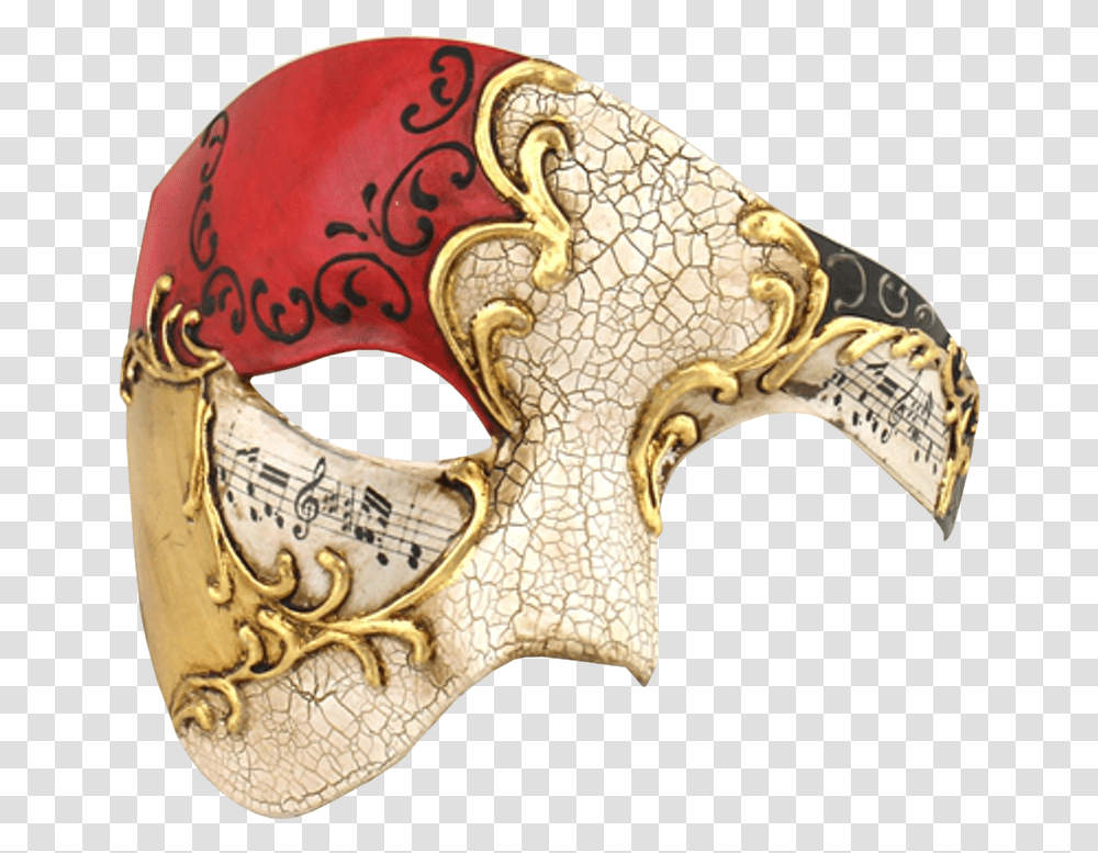 Gold Series Phantom Of The Opera Half Face Masquerade Face Mask Masquerade Transparent Png