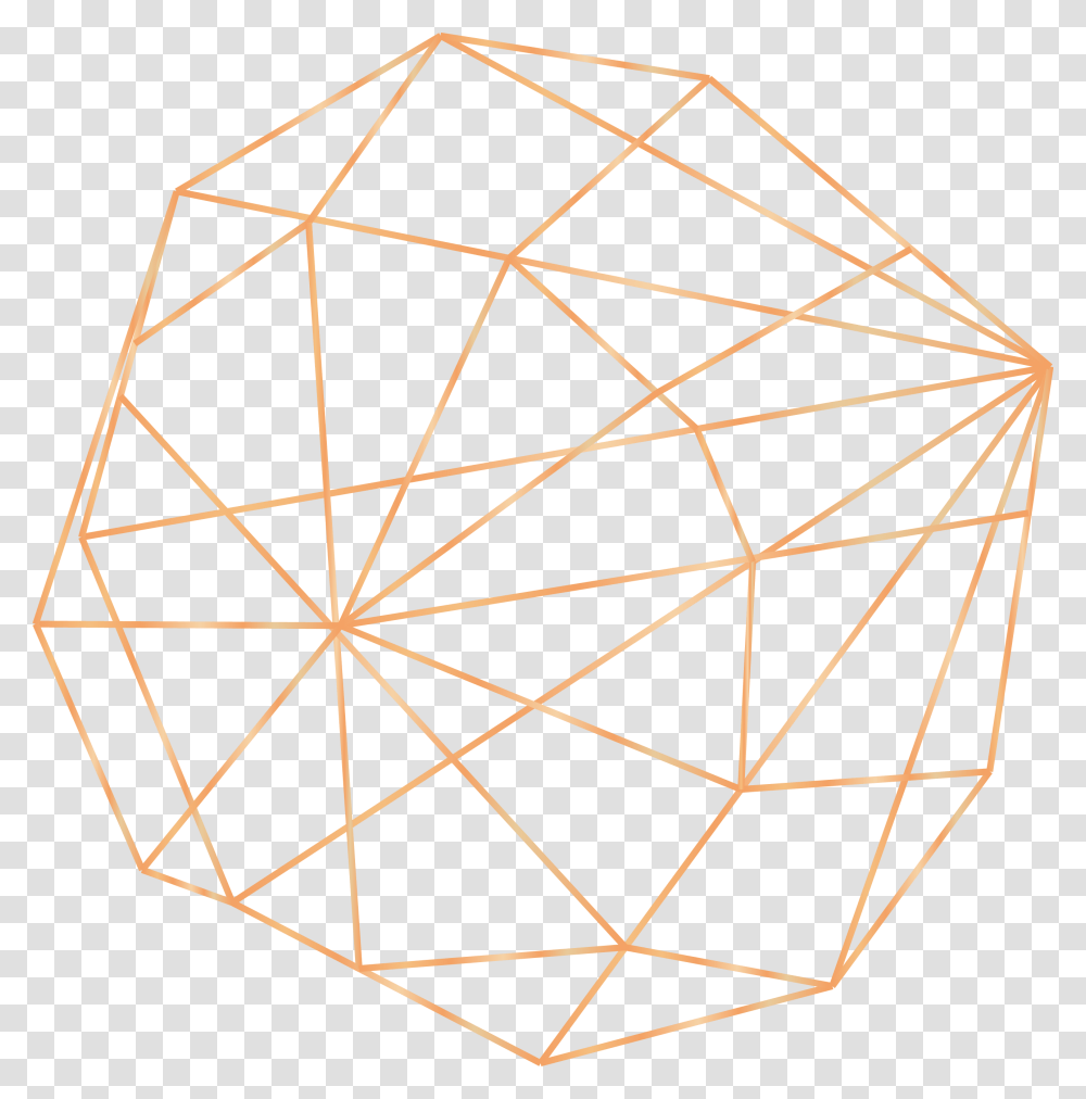 Gold Shapes Rose Gold Geometric Free, Dome, Architecture, Building, Diamond Transparent Png