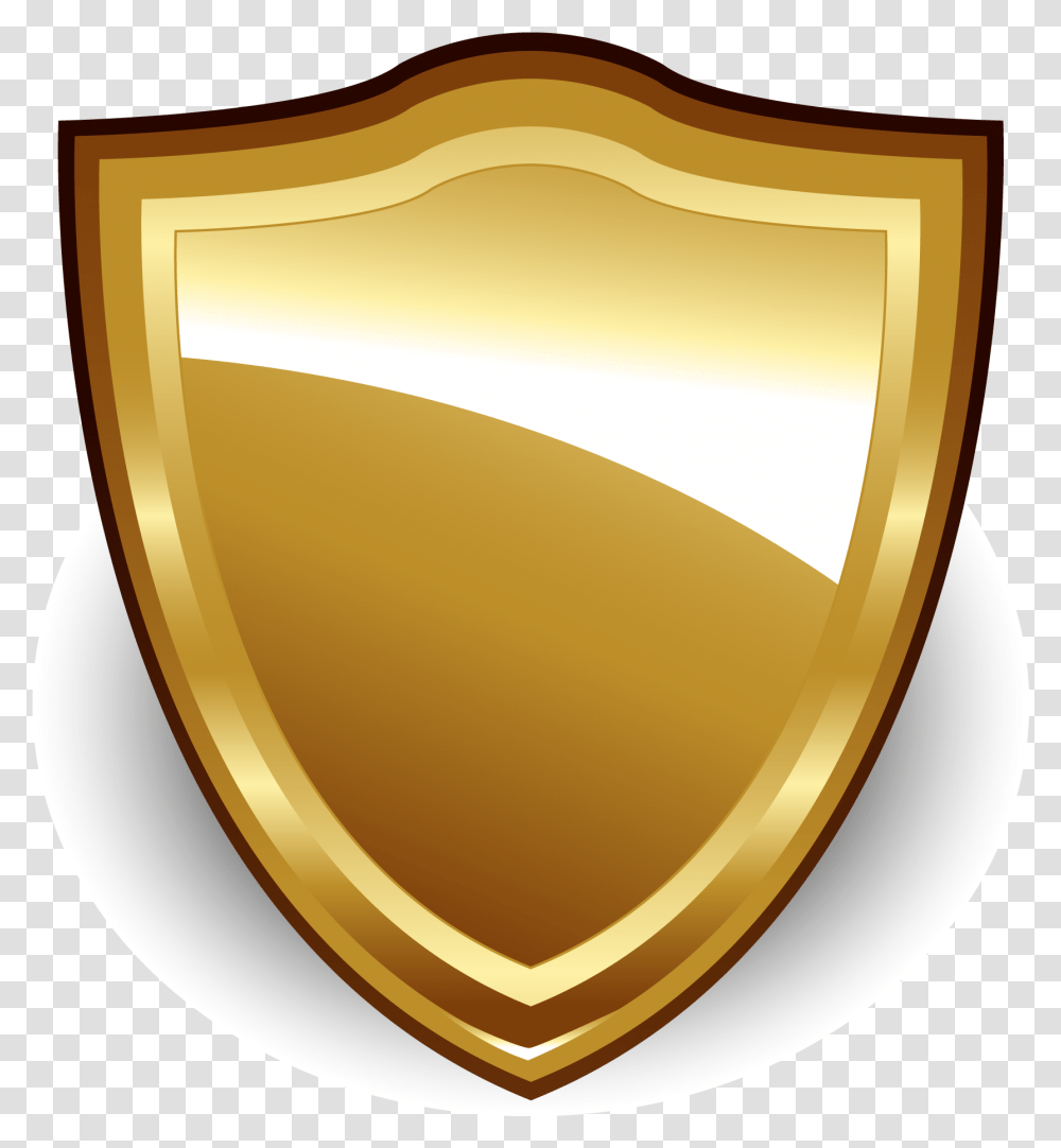 Gold Shield 3 Image Golden Shield Vector, Armor, Tape Transparent Png