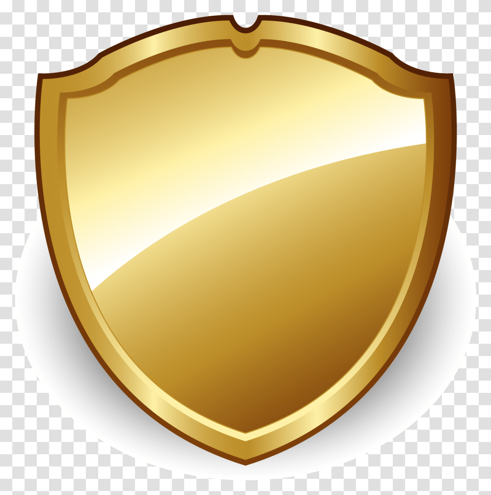 Gold Shield 4 Image Gold Shield Vector, Armor, Lamp, Trophy, Gold Medal Transparent Png