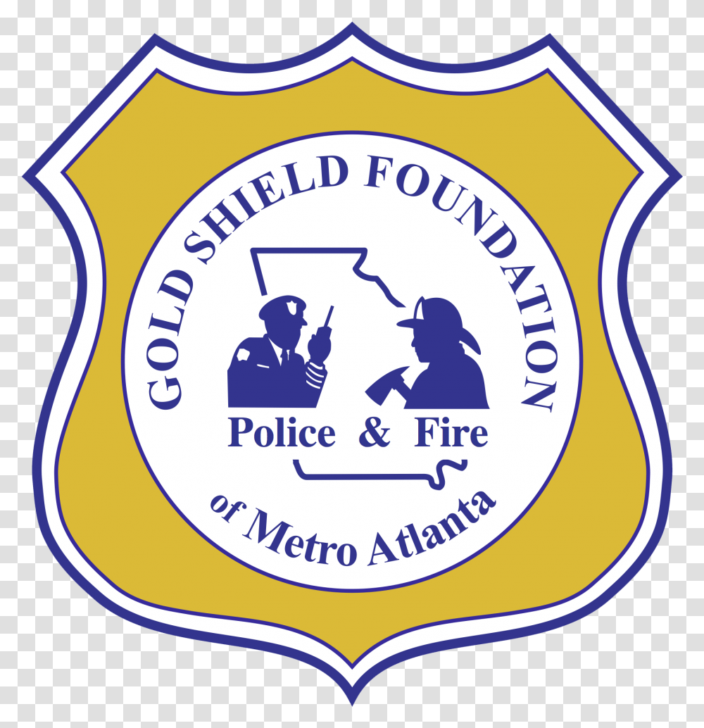 Gold Shield Foundation Of Metro Atlanta Atlanta Gold Shield Foundation, Logo, Symbol, Trademark, Badge Transparent Png