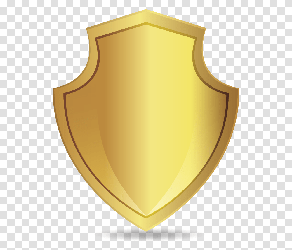 Gold Shield Golden Shield Badge Shield 2590205 Shield, Armor, Lamp Transparent Png