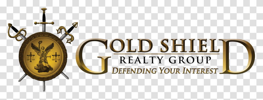 Gold Shield Realty Group Calligraphy, Logo, Alphabet Transparent Png