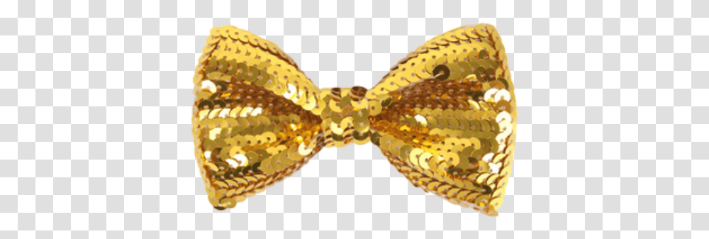 Gold Shine Gold Bow Bows Sparkly Shine Bling Fish, Tie, Accessories, Accessory, Necktie Transparent Png