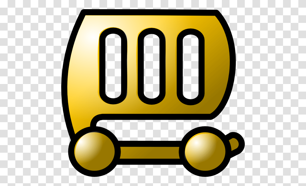 Gold Shopping Cart Clip Art, Toaster, Appliance Transparent Png