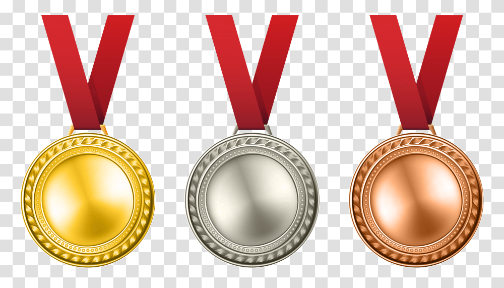 Gold Silver And Bronze Medals Photo Arts, Trophy, Gold Medal Transparent Png