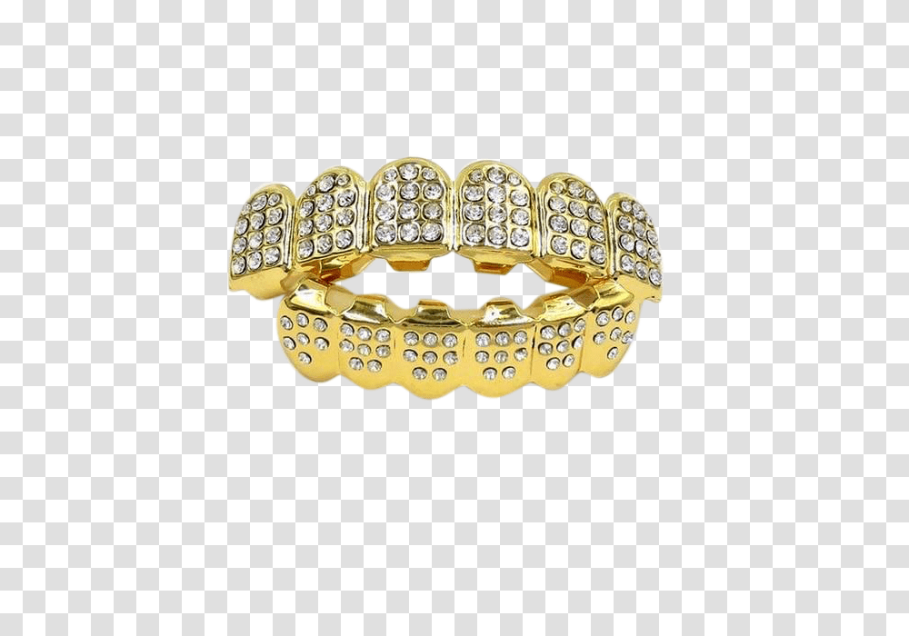 Gold Silver Iced Out Cz Teeth Grillz Grills Teeth Background, Bracelet, Jewelry, Accessories, Accessory Transparent Png