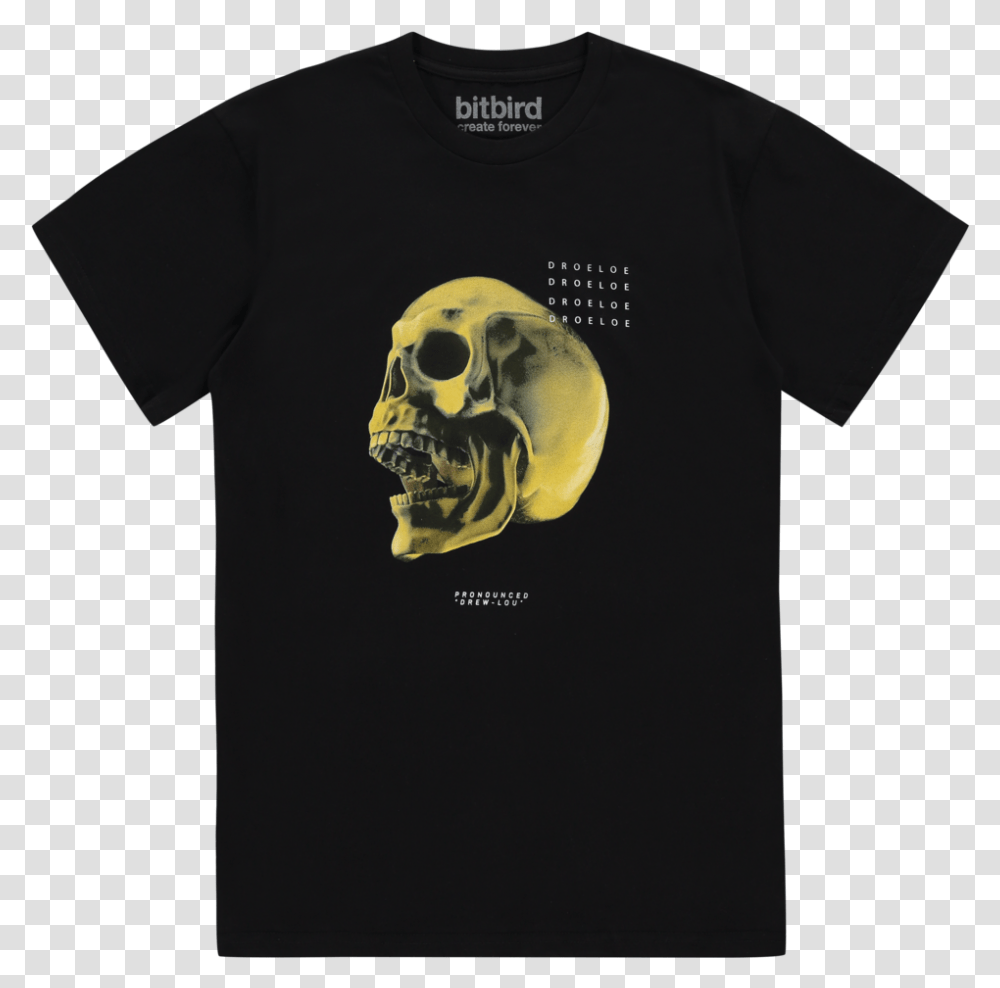 Gold Skull, Apparel, T-Shirt Transparent Png