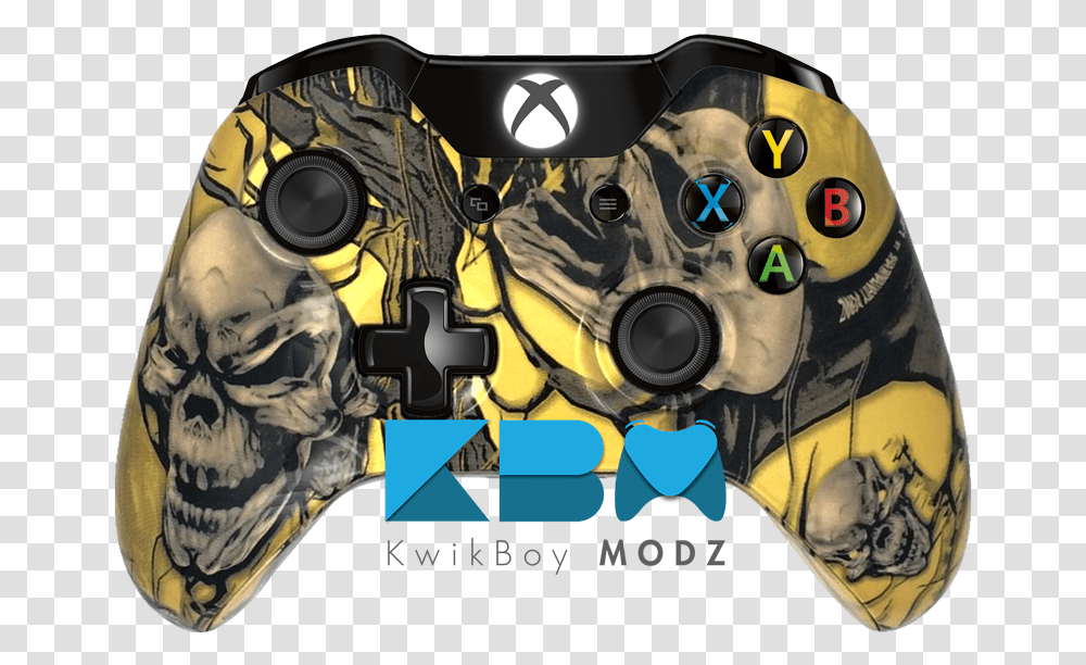 Gold Skull Fortnite Xbox One Controllers 1413441 Pokemon Controller For Xbox One, Clothing, Art, Helmet, Motor Transparent Png