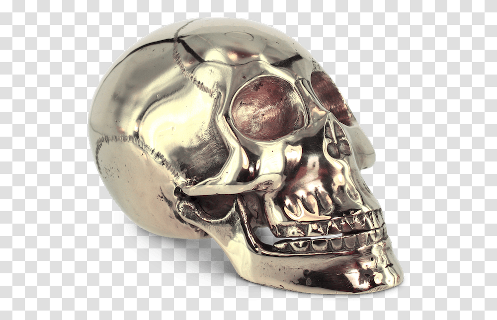 Gold Skull, Helmet, Apparel, Crash Helmet Transparent Png