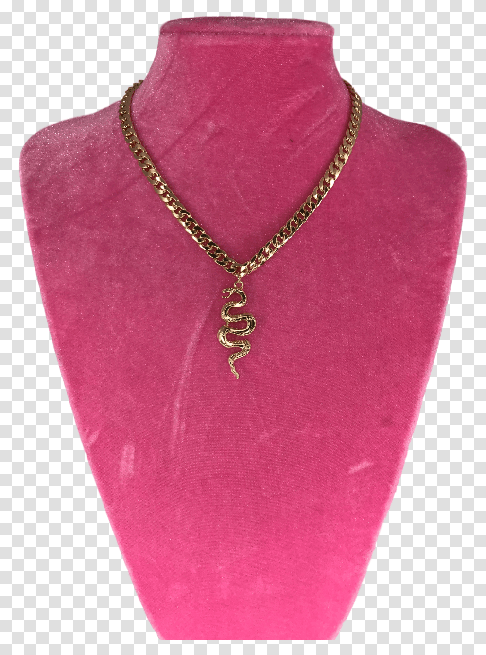 Gold Snake Chain Necklace Pendant, Jewelry, Accessories, Accessory, Person Transparent Png