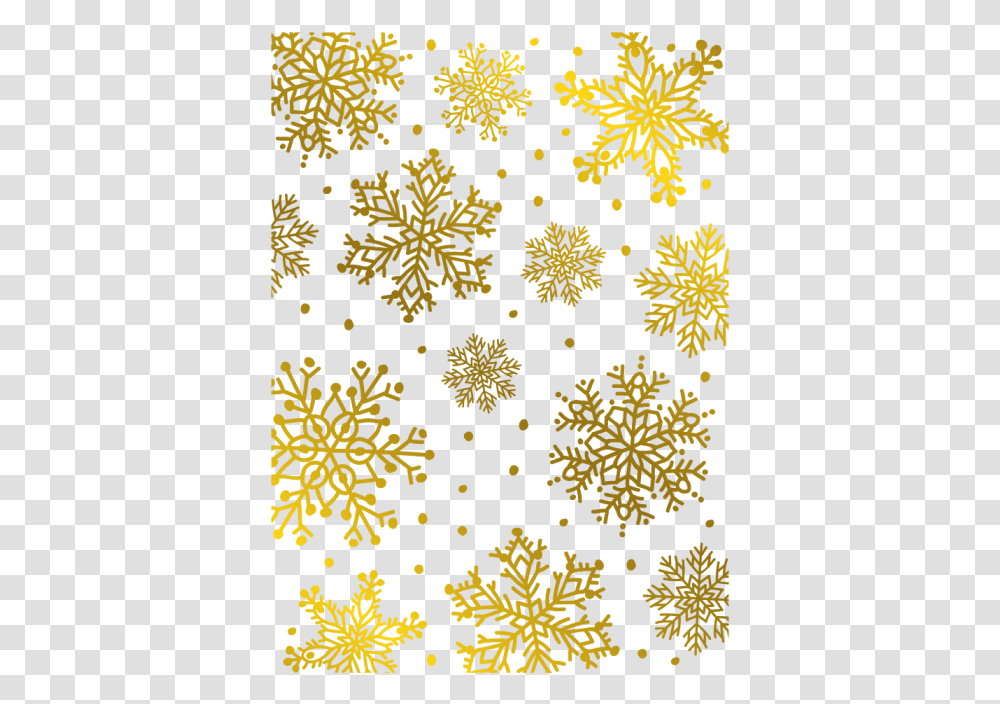 Gold Snowflake Background, Pattern, Rug, Fractal, Ornament Transparent Png