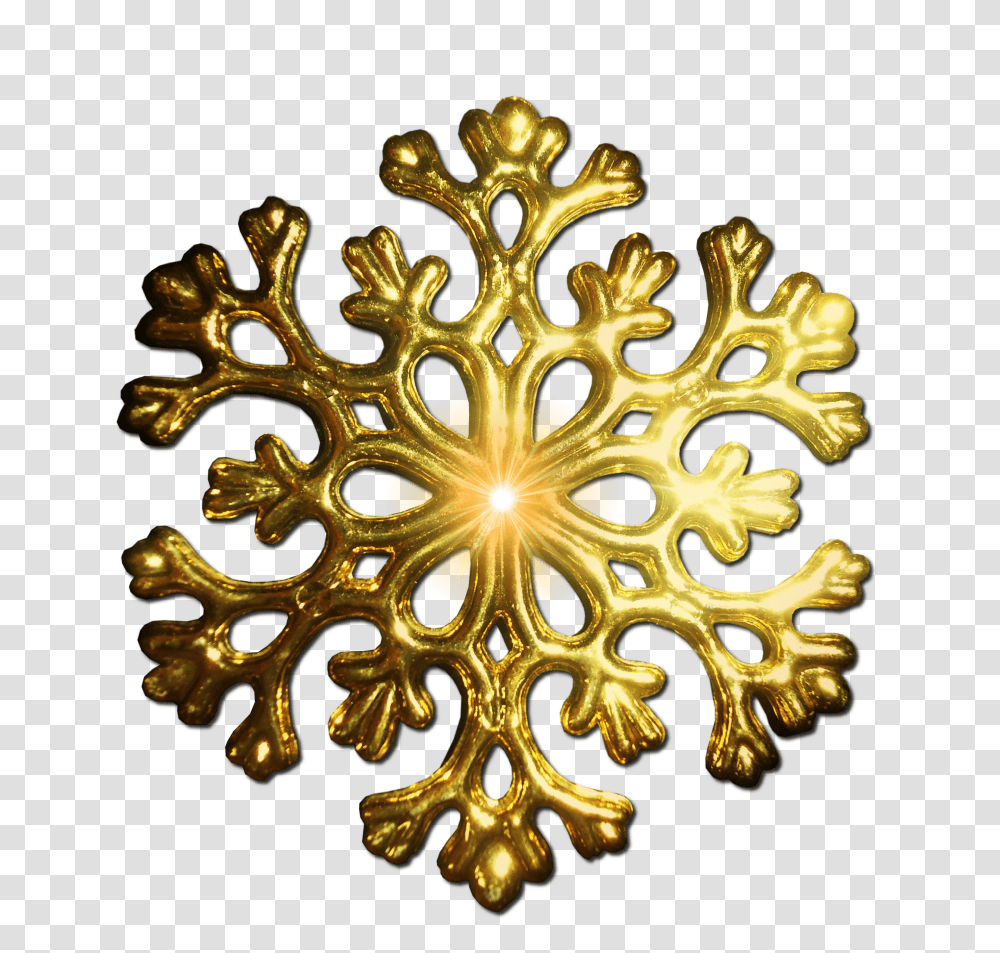 Gold Snowflake Clip Art Freeuse Download Gold Gold Snowflakes Transparent Png