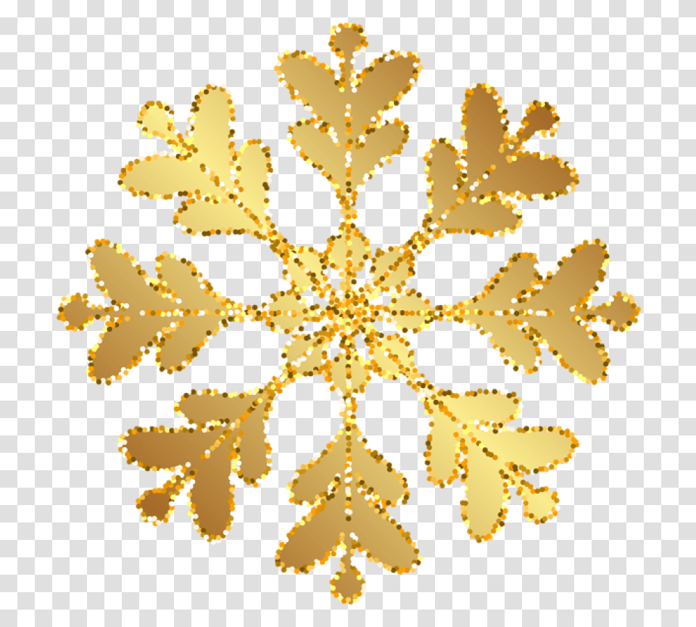 Gold Snowflake Clip Art Image Gold Snowflake Clipart, Chandelier, Lamp Transparent Png