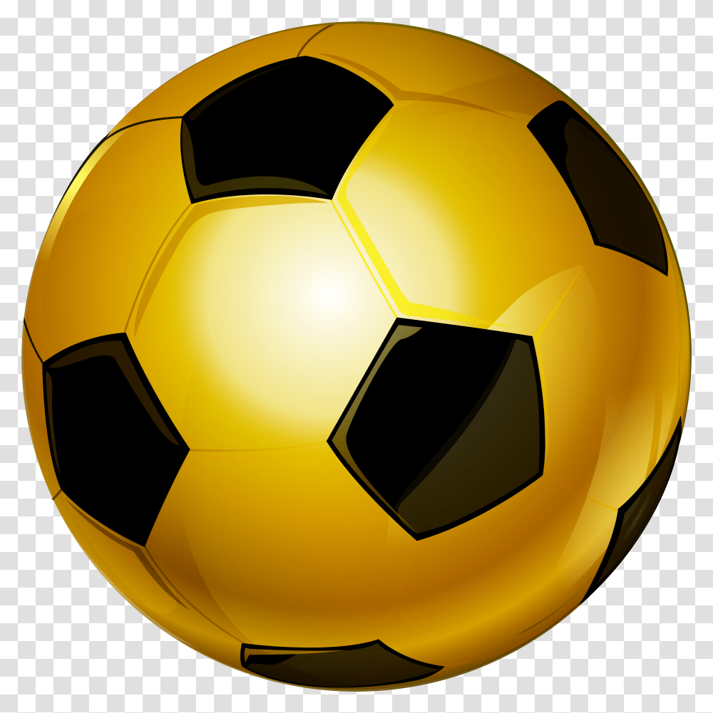 Gold Soccer Ball Clip Art Image Background Transparent Png