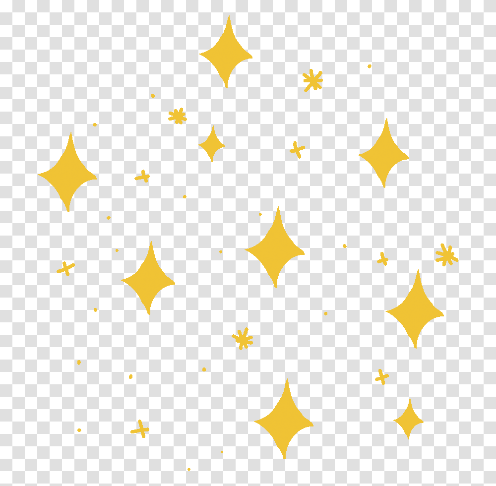 Gold Sparkle Gif, Star Symbol, Confetti, Paper Transparent Png