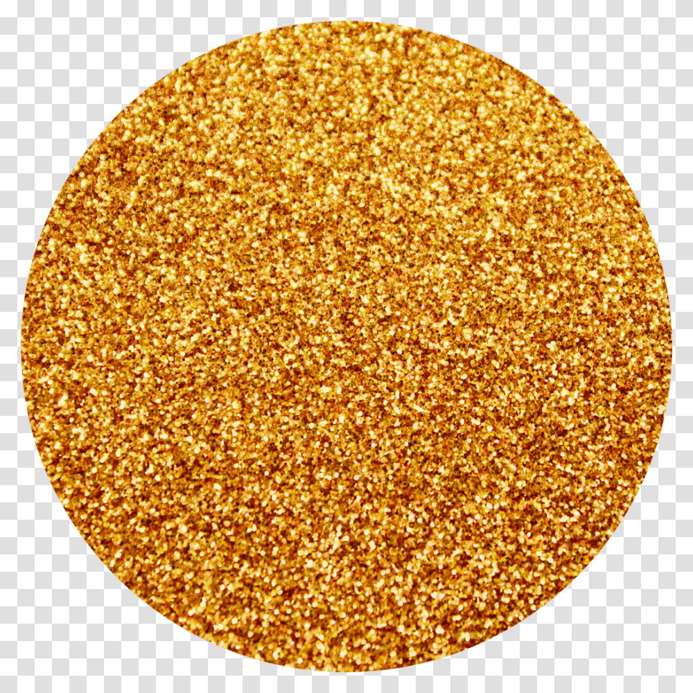 Gold Sparkle Gold Circle Gold Glitter Circle, Lamp, Sweets, Food, Confectionery Transparent Png