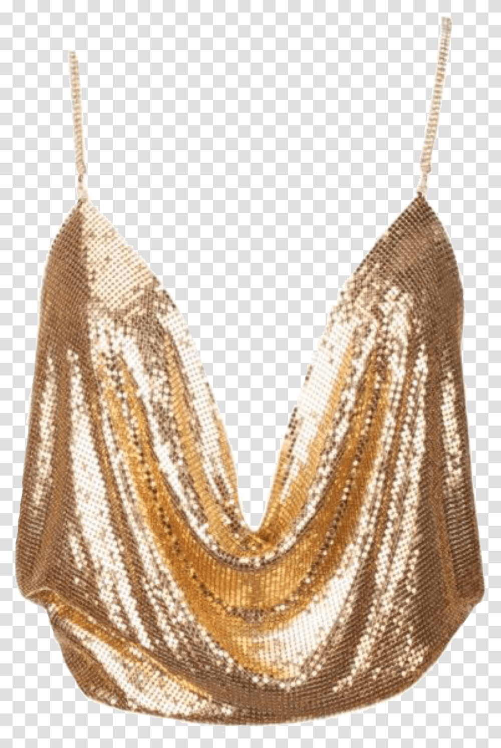 Gold Sparkle Top Polyvore Moodboard Filler Backless Gold Sequin Cowl Neck Top, Clothing, Snake, Animal, Scarf Transparent Png