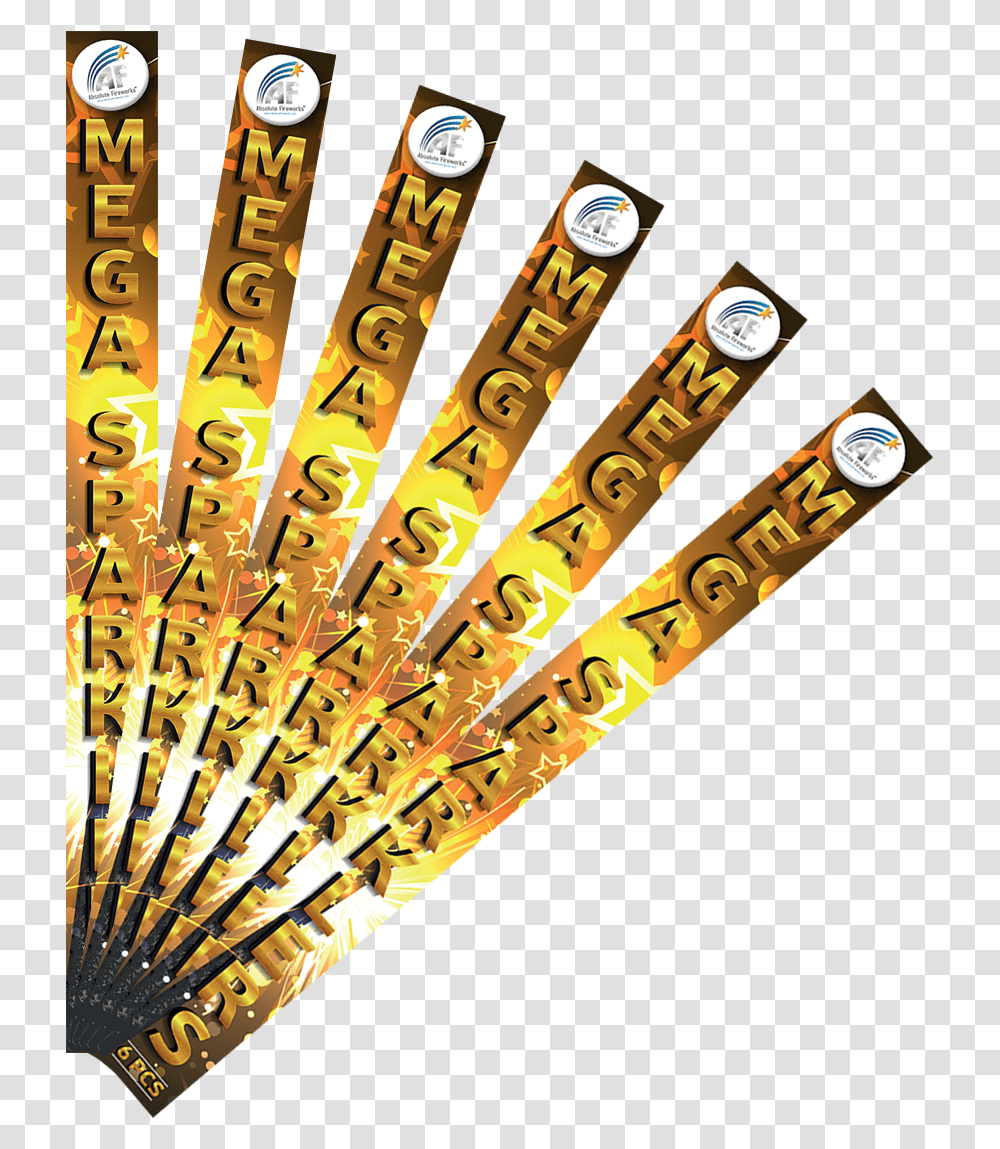 Gold Sparklers 6pk By Absolute Fireworks Gold, Incense Transparent Png