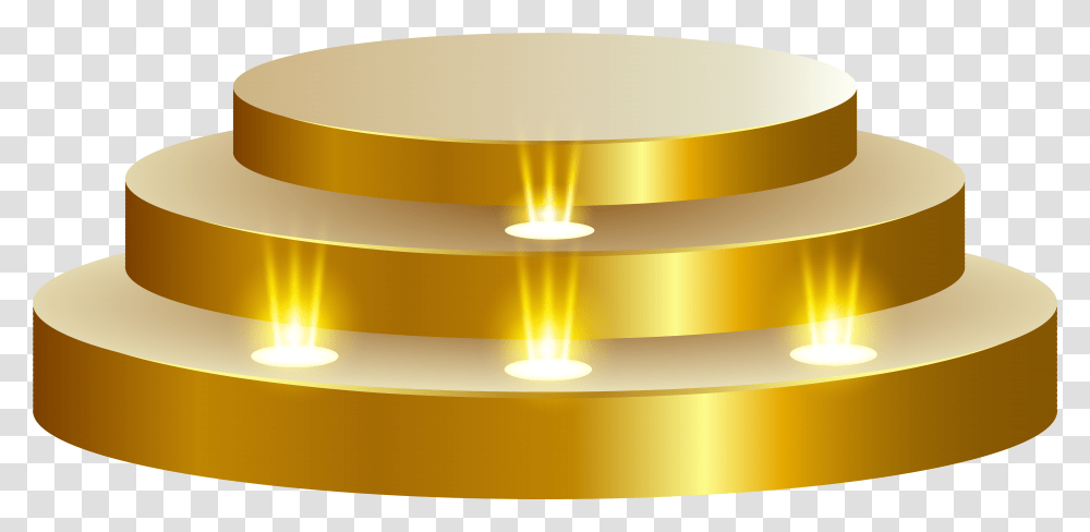 Gold Speakers Podium Background Stage Podium, Candle, Lamp, Diwali, Lampshade Transparent Png