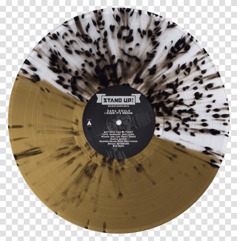 Gold Splatter Hi Hat, Disk, Dvd, Lamp, Gong Transparent Png