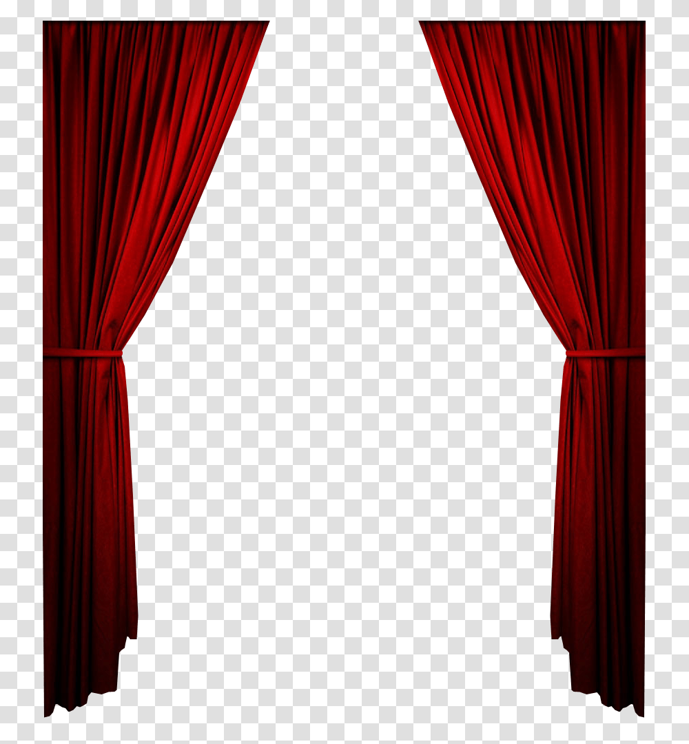 Gold Stage Curtains Red Curtain Transparent Png