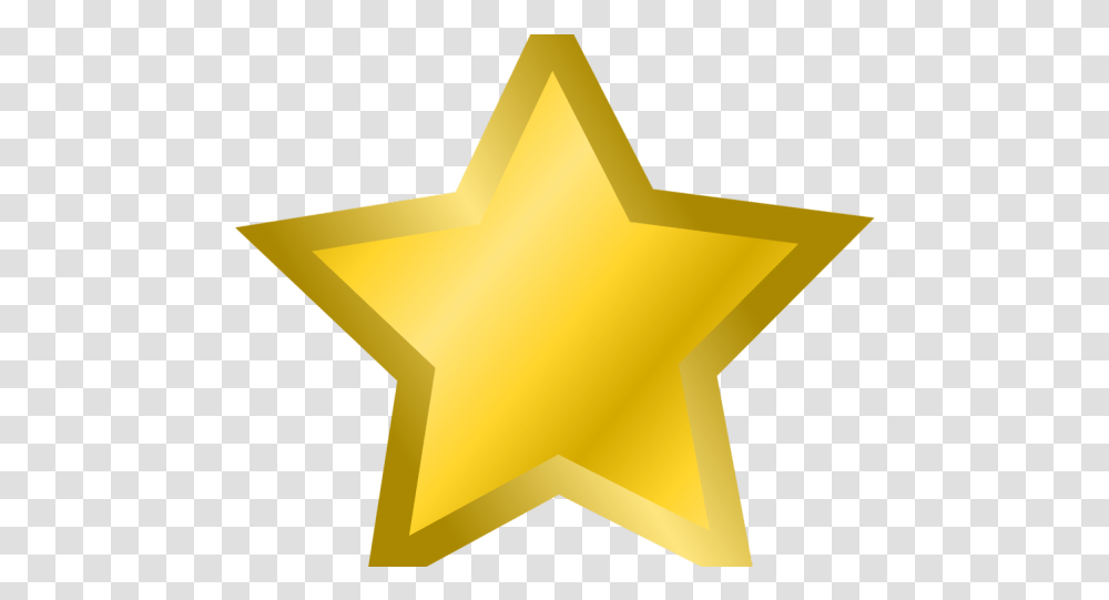 Gold Star Clipart Background Golden Star, Symbol, Star Symbol, Cross Transparent Png