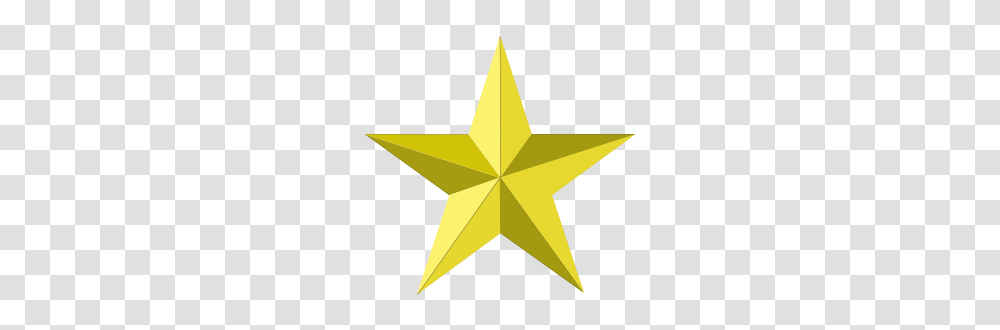 Gold Star Clipart Clip Art Images, Star Symbol, Cross Transparent Png