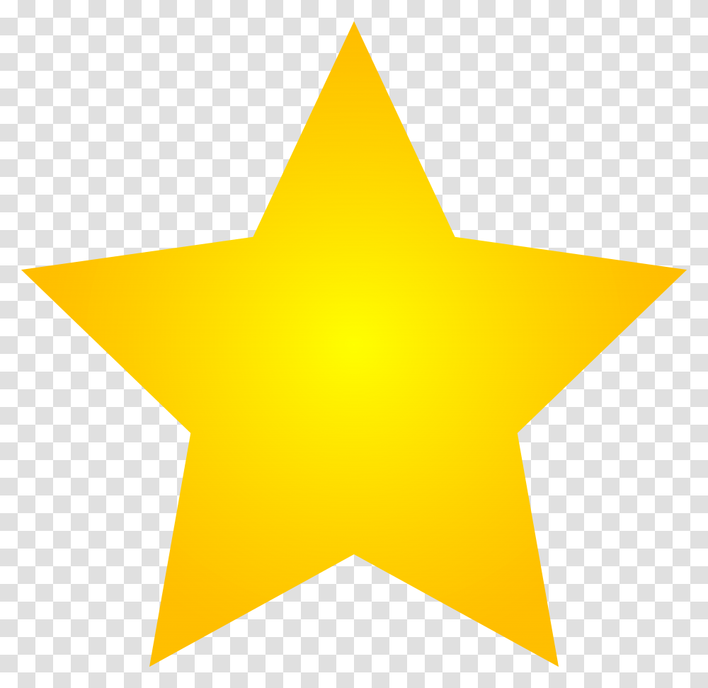 Gold Star Clipart, Star Symbol, Cross Transparent Png