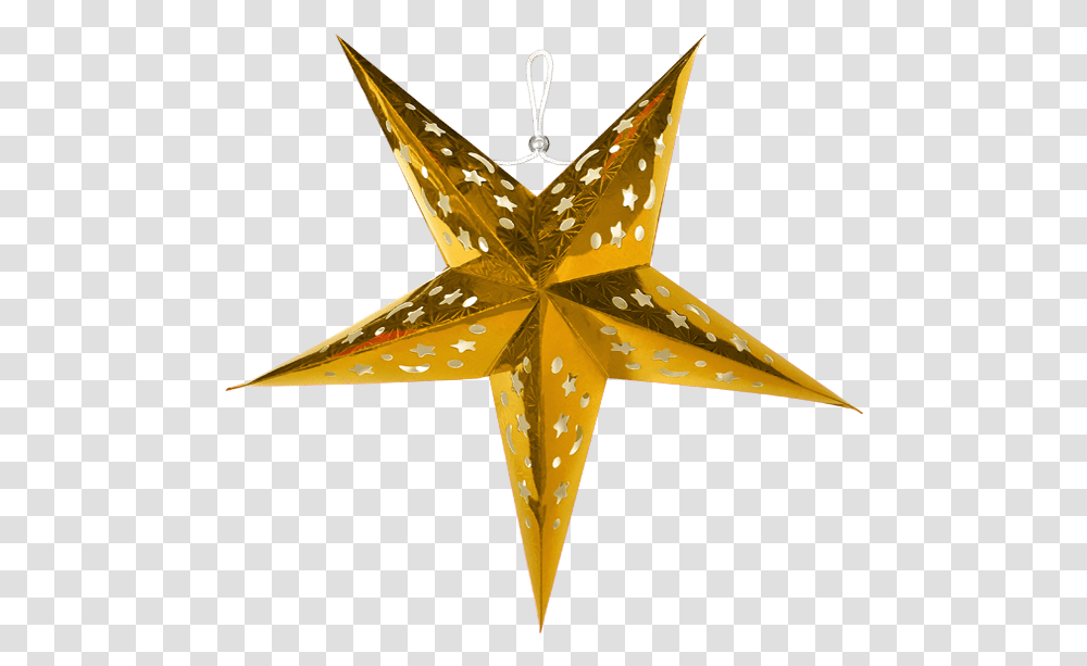 Gold Star Gold Star Paper Lanterns Stars Paper Lantern, Star Symbol Transparent Png