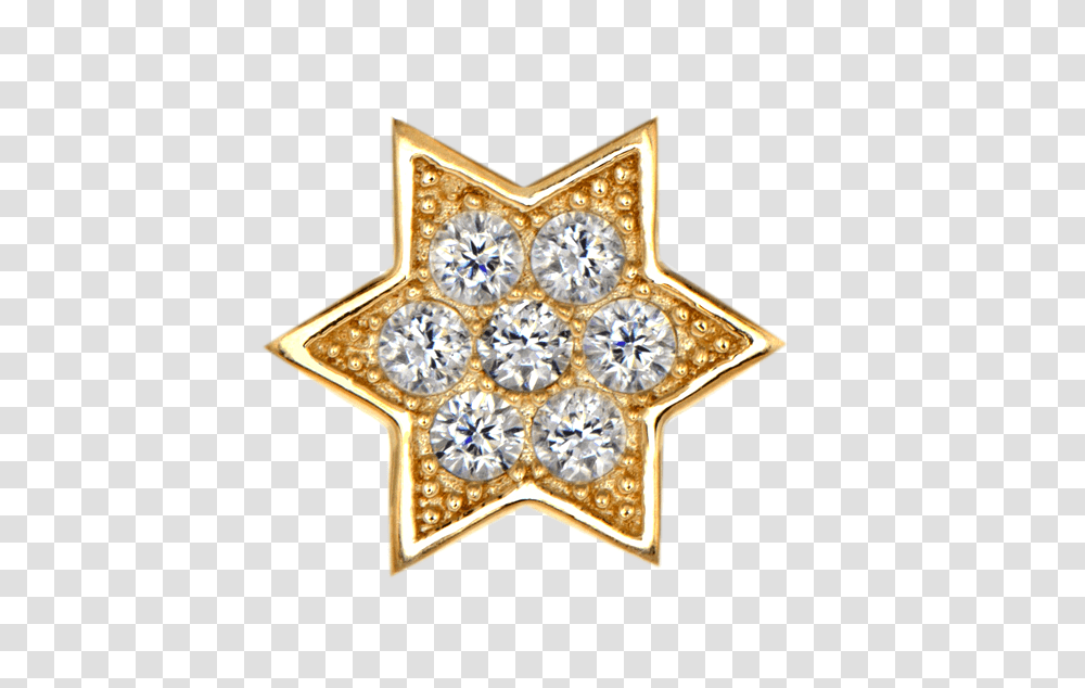 Gold Star Gold Star With Dimond Gold Star Portable Network Graphics, Accessories, Accessory, Diamond, Gemstone Transparent Png