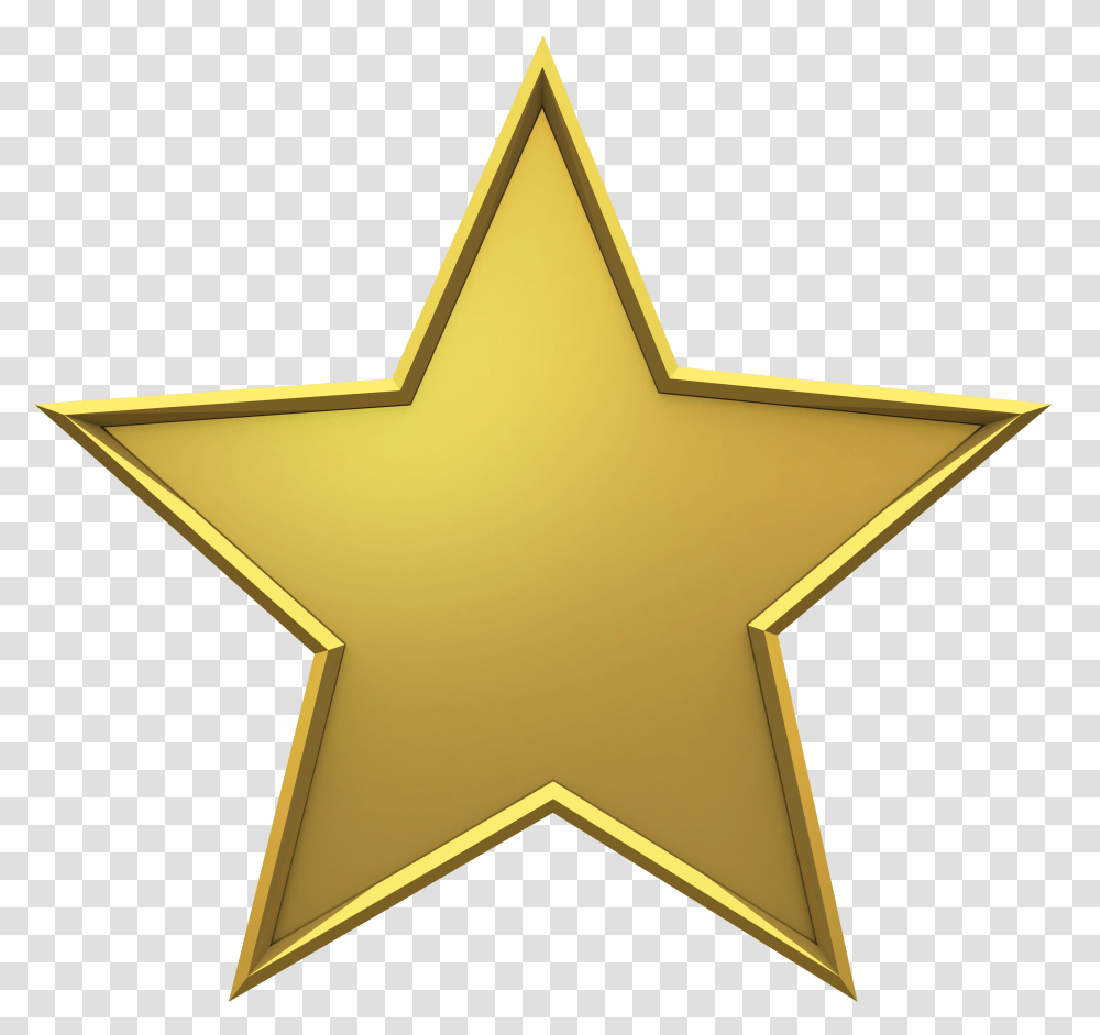 Gold Star Image Gold Star Template, Cross, Star Symbol Transparent Png