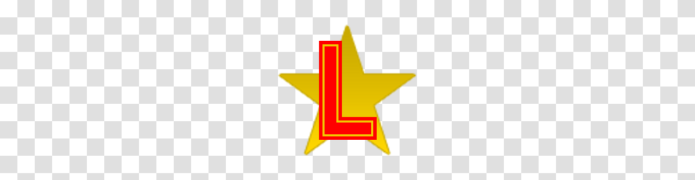 Gold Star L, Star Symbol Transparent Png