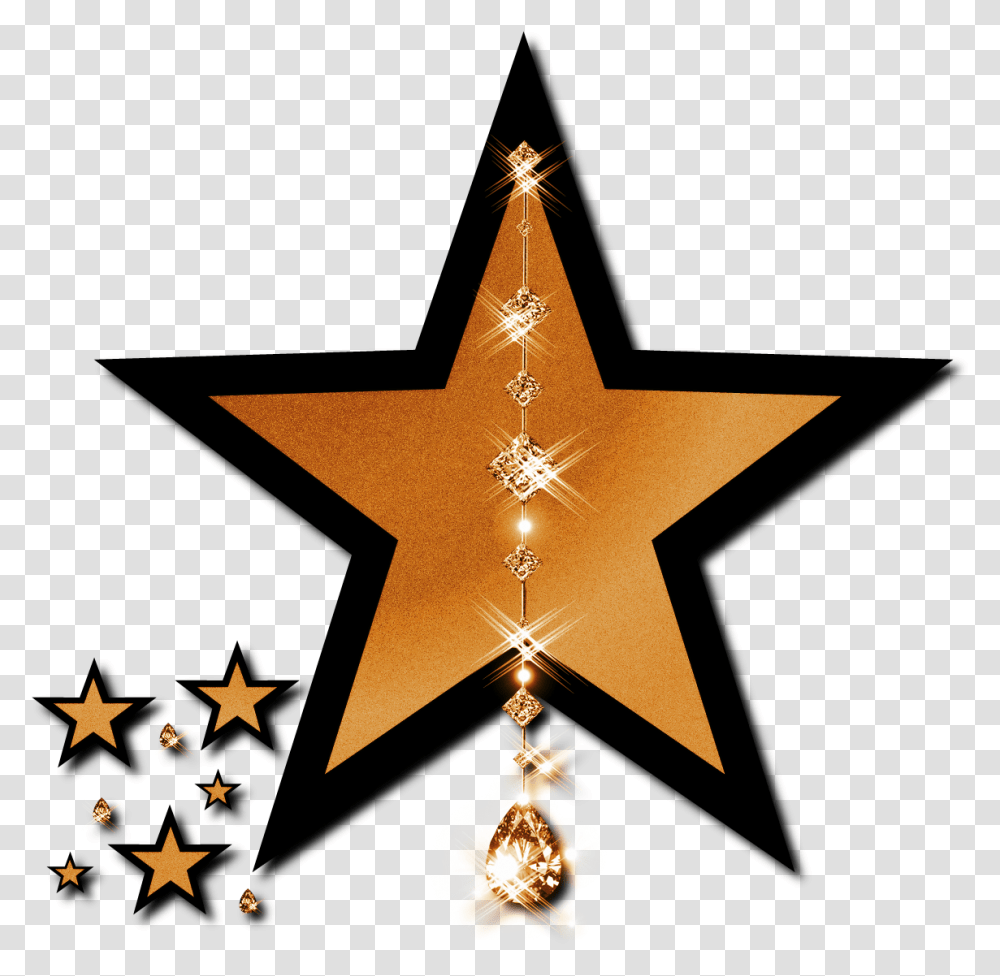 Gold Star Light Clip Art Air To Air Combat Kill, Cross, Star Symbol Transparent Png