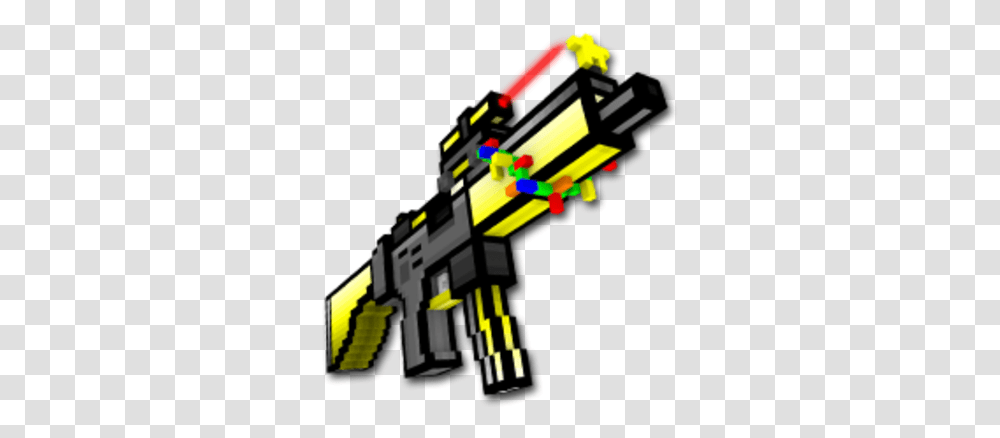 Gold Star Machine Gun Pixel Conception Wiki Fandom Rifle, Weapon, Intersection, Road, Minecraft Transparent Png