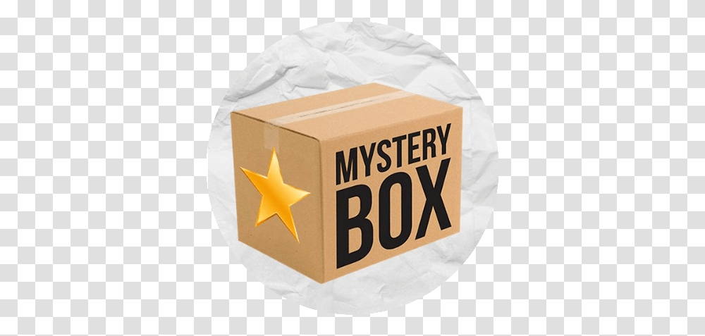 Gold Star Mystery Boxes Gold Star Mystery Boxes The Cardboard Box, Symbol, Star Symbol Transparent Png