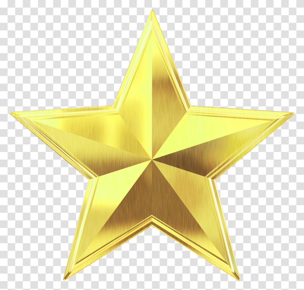 Gold Star, Star Symbol, Tent Transparent Png